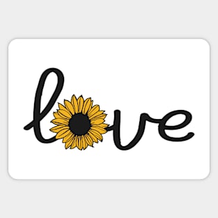 Love - Sunflower Power Sticker